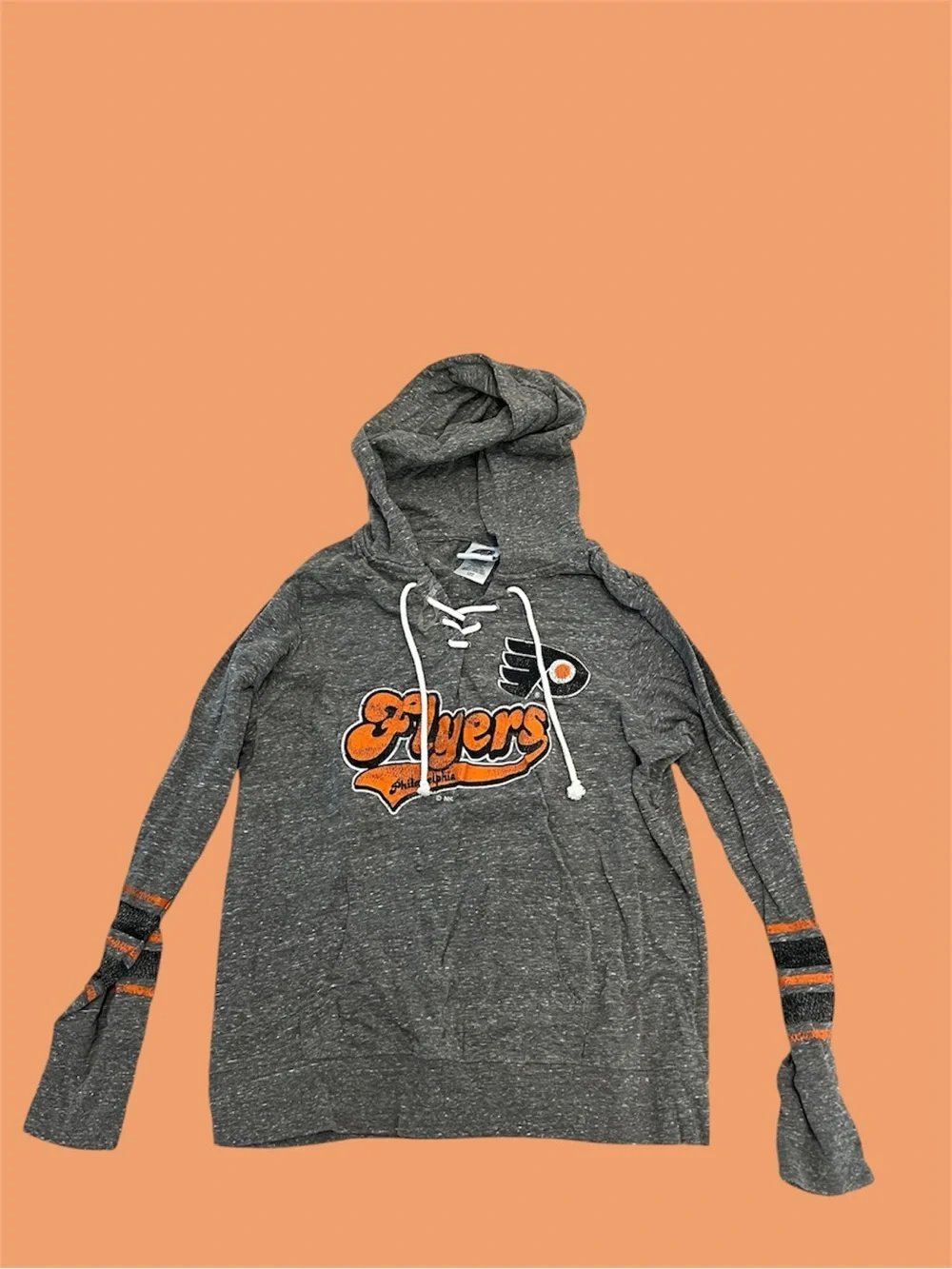 🔘NHL: Unisex kid’s L, Philadelphia Flyers ice hockey long sleeve hooded top🔘